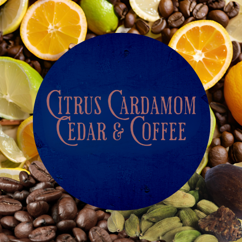 SCENT: Citrus Cardamom Cedar & Coffee