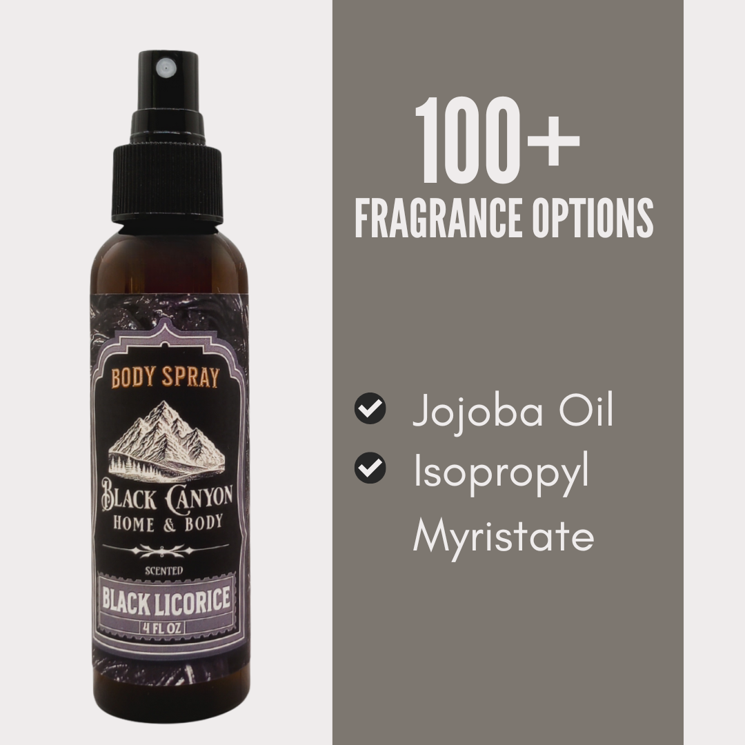 Black Canyon Black Licorice Scented Body Spray