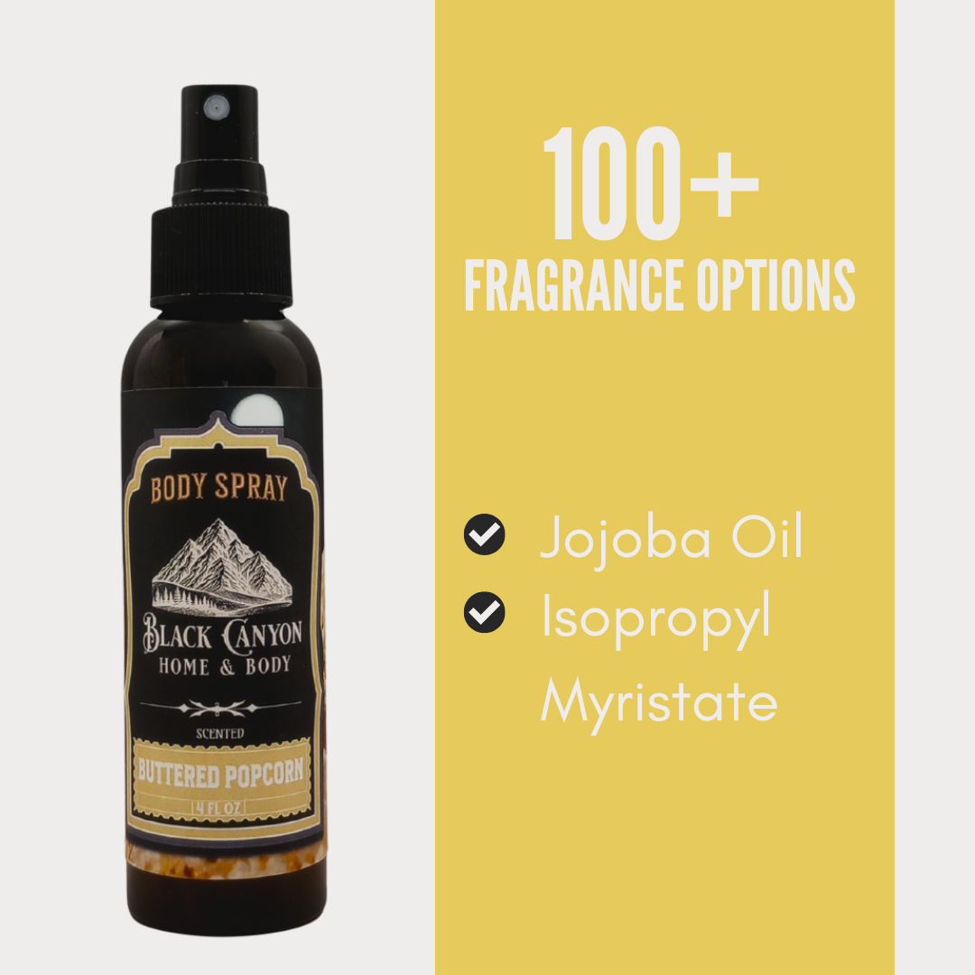 Black Canyon Buttered Popcorn Scented Body Spray