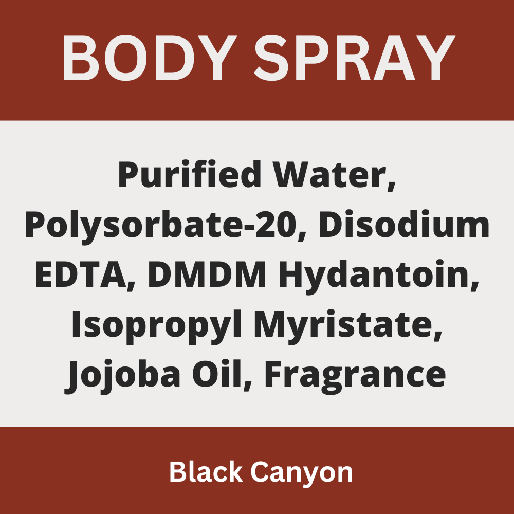 Black Canyon Campfire & Marshmallow Scented Body Spray