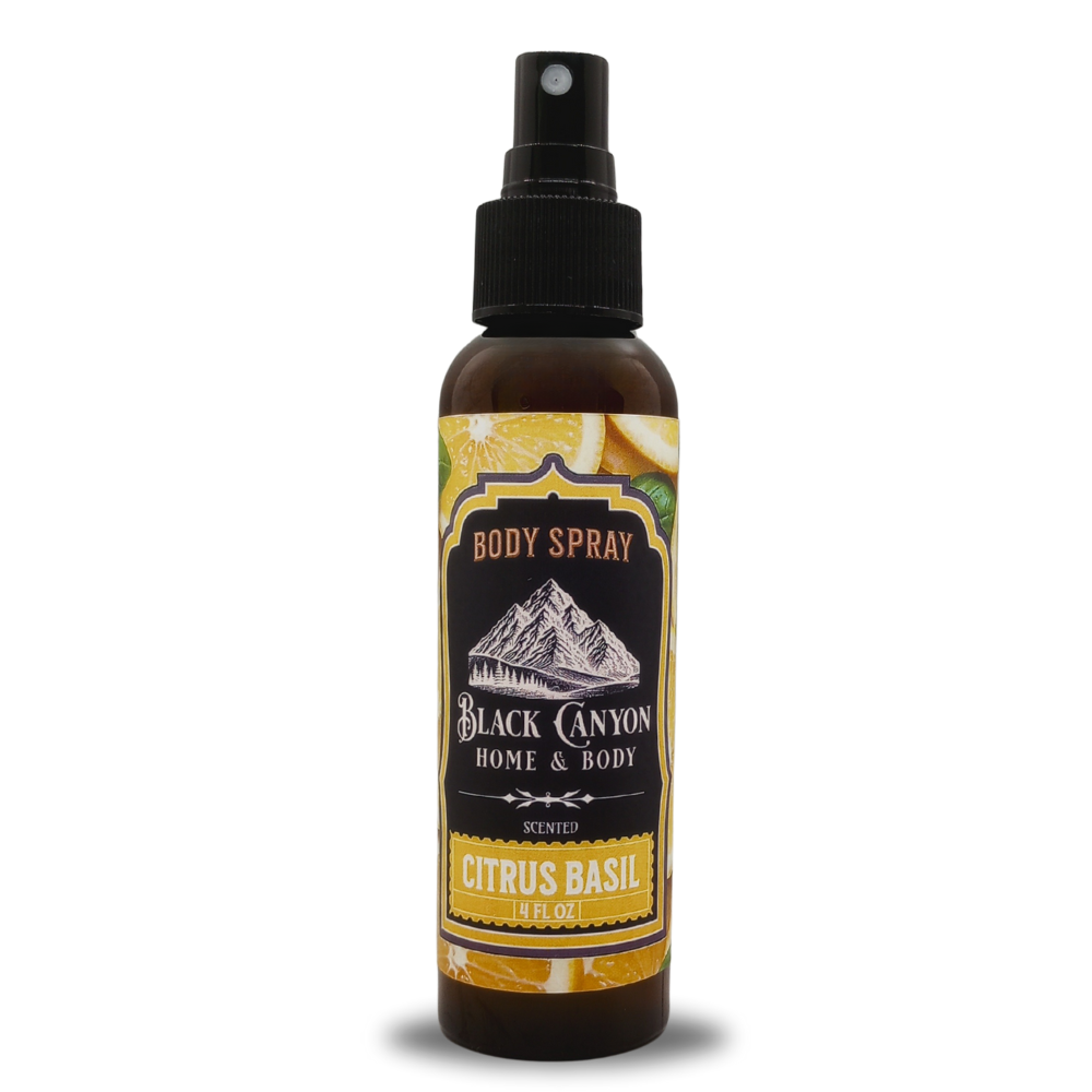 Black Canyon Citrus Basil Scented Body Spray