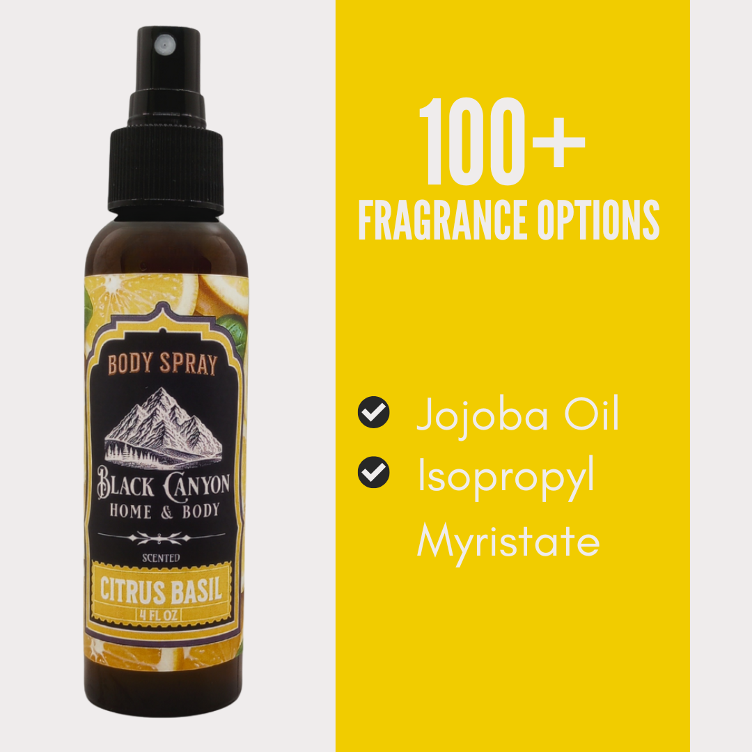 Black Canyon Citrus Basil Scented Body Spray