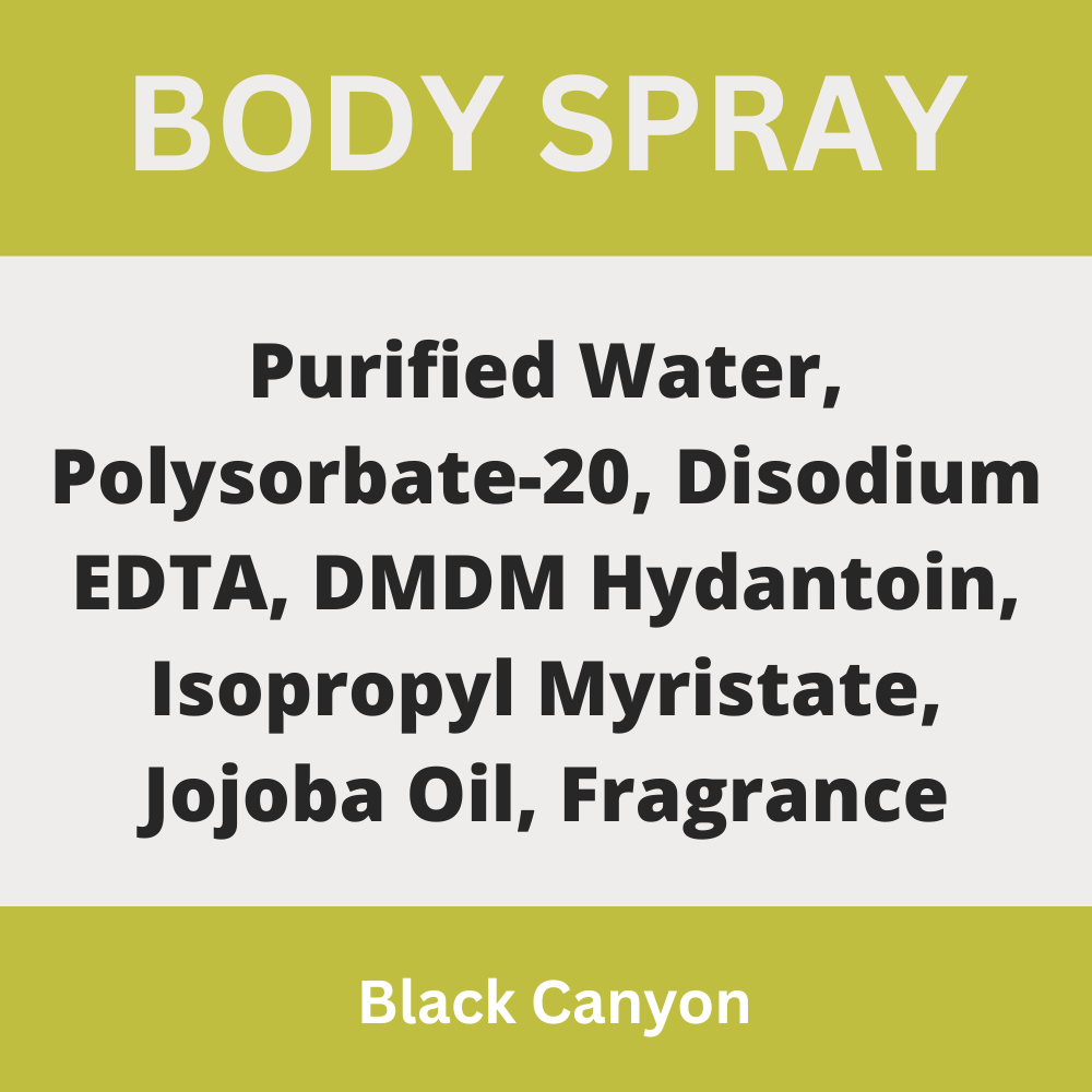 Black Canyon Honeydew Melon Scented Body Spray