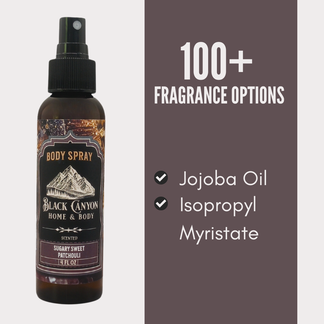 Black Canyon Sugary Sweet Patchouli Scented Body Spray