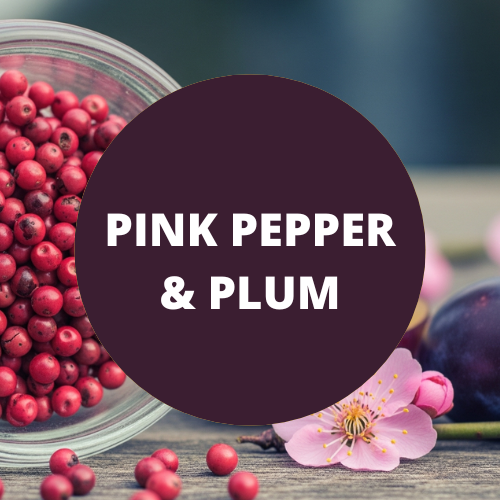 Pink Pepper & Plum Scented Massage Oil