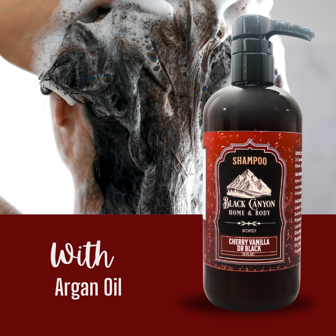 Black Canyon Cherry Vanilla Dr Black Scented Argan Oil Hair Shampoo