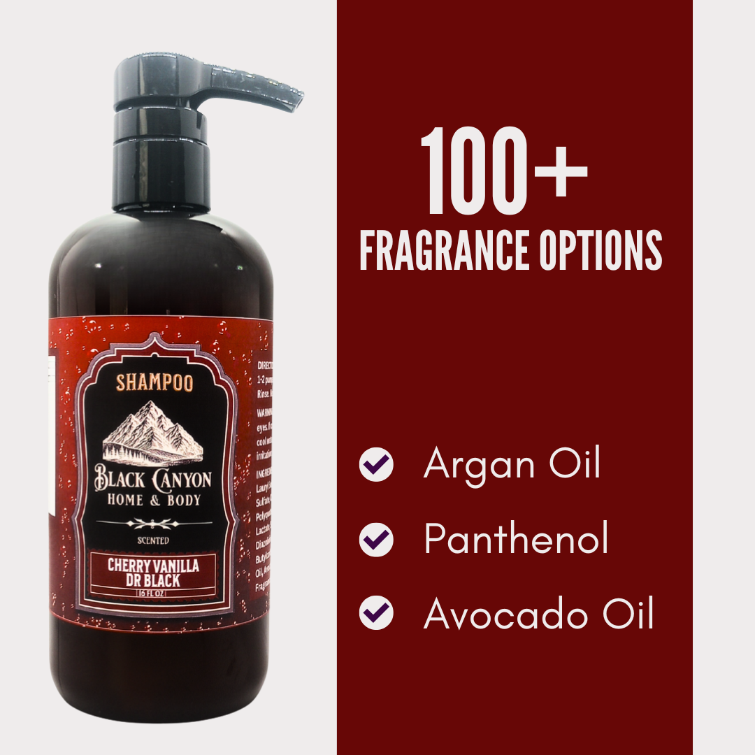 Black Canyon Cherry Vanilla Dr Black Scented Argan Oil Hair Shampoo