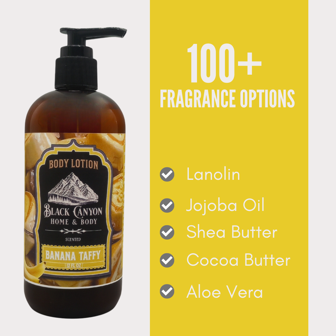 Black Canyon Banana Taffy Scented Body Lotion