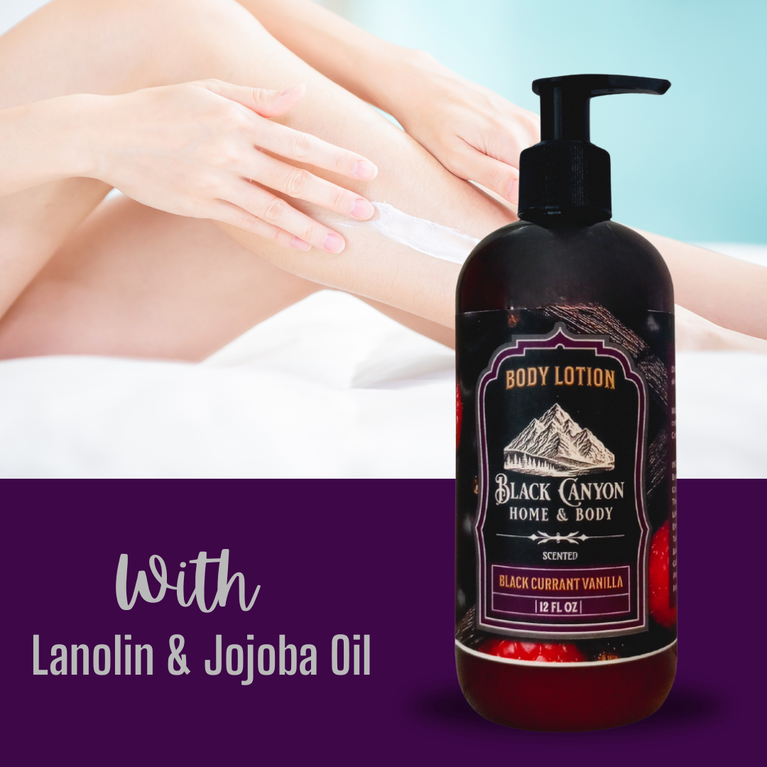 Black Currant Vanilla Scented Body Lotion