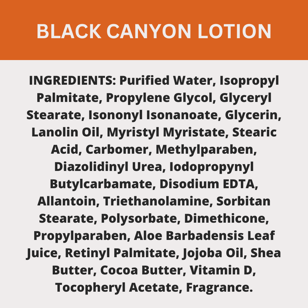 Black Canyon Blood Orange Scented Body Lotion