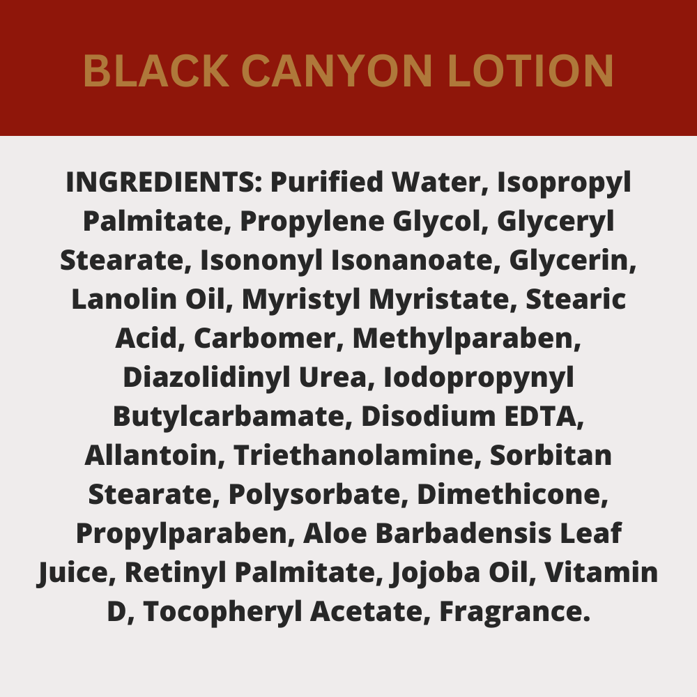 Black Canyon Brown Sugar & Fig Scented Body Lotion