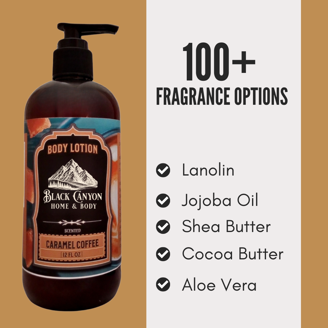 Black Canyon Caramel Coffee Scented Body Lotion
