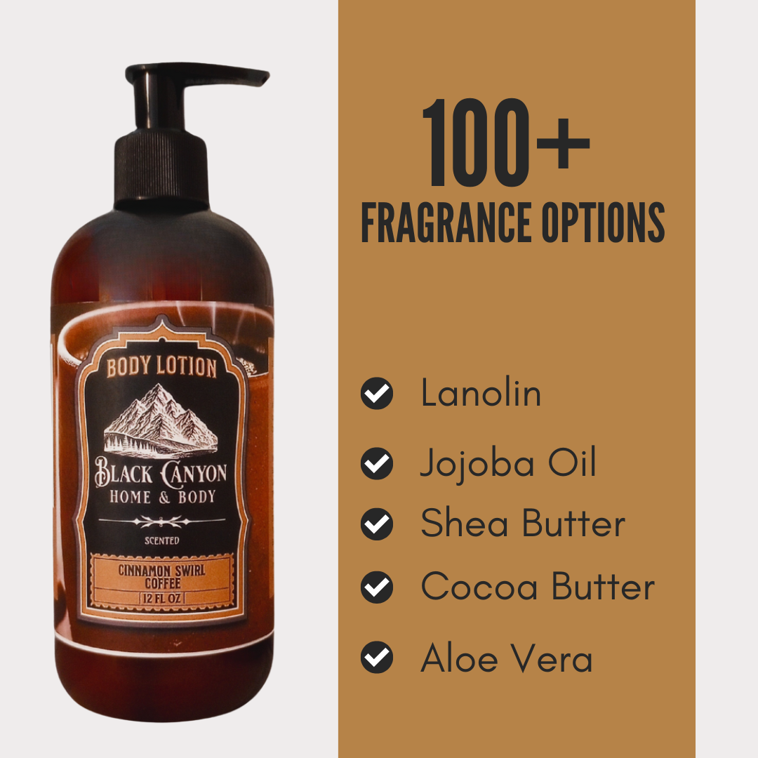 Black Canyon Cinnamon Swirl Coffee Scented Body Lotion