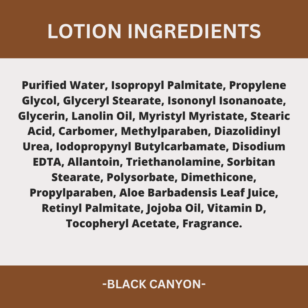 Black Canyon Drunken Coconut Scented Body Lotion