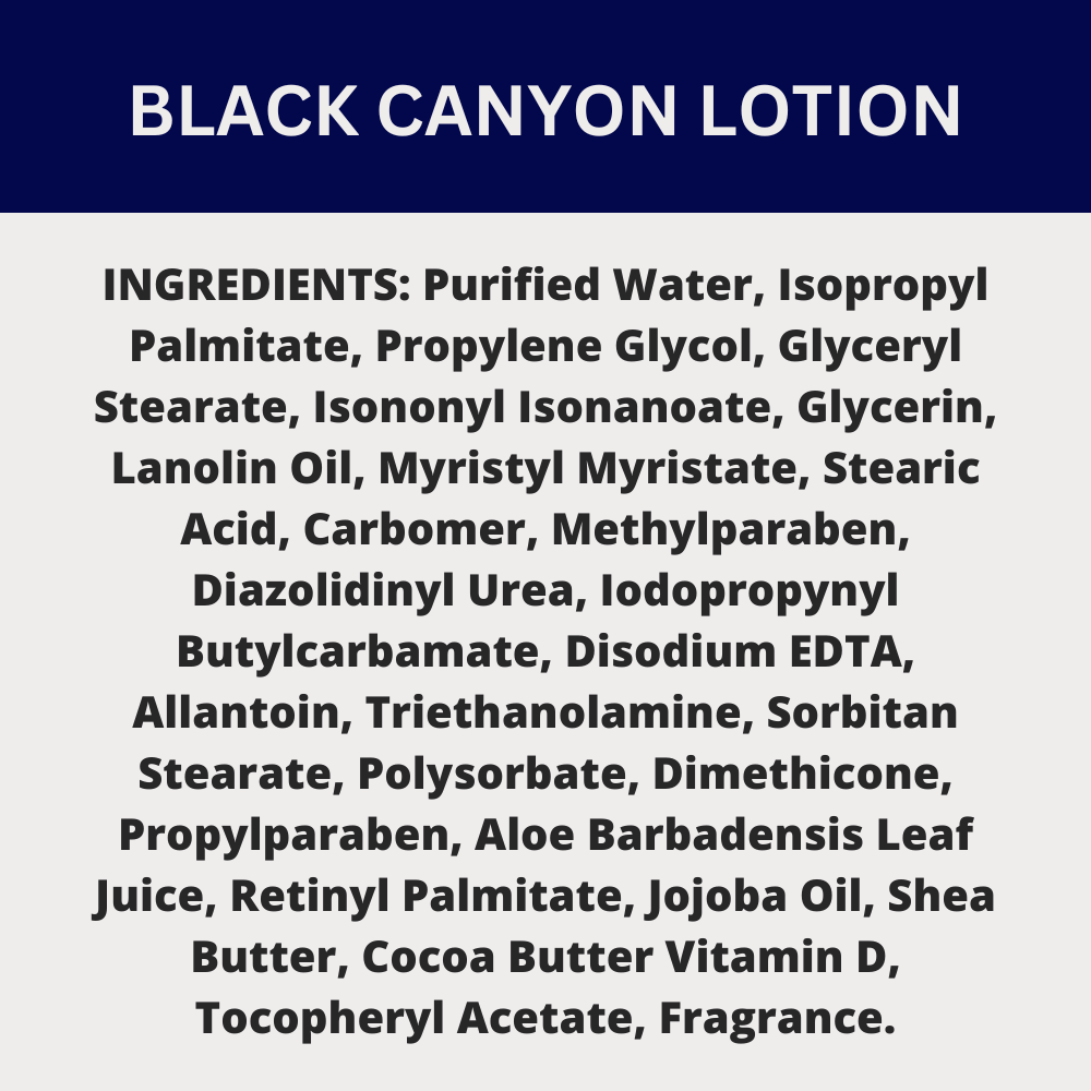 Black Canyon Elderberry Scented Body Lotion