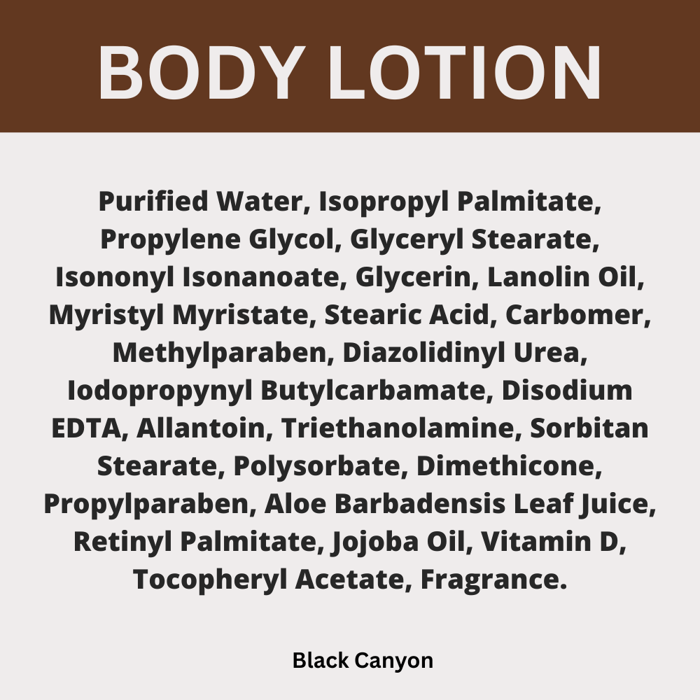 Black Canyon Maple Syrup & Waffles Scented Body Lotion