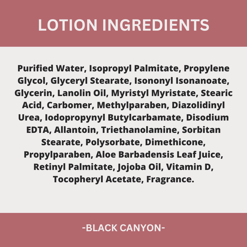 Black Canyon Mauna Loa Sugar Scented Body Lotion