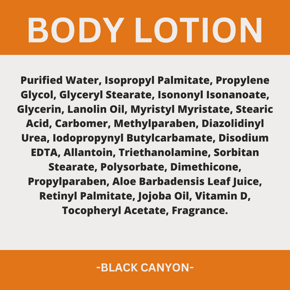 Black Canyon Pistachio Pumpkin Scented Body Lotion