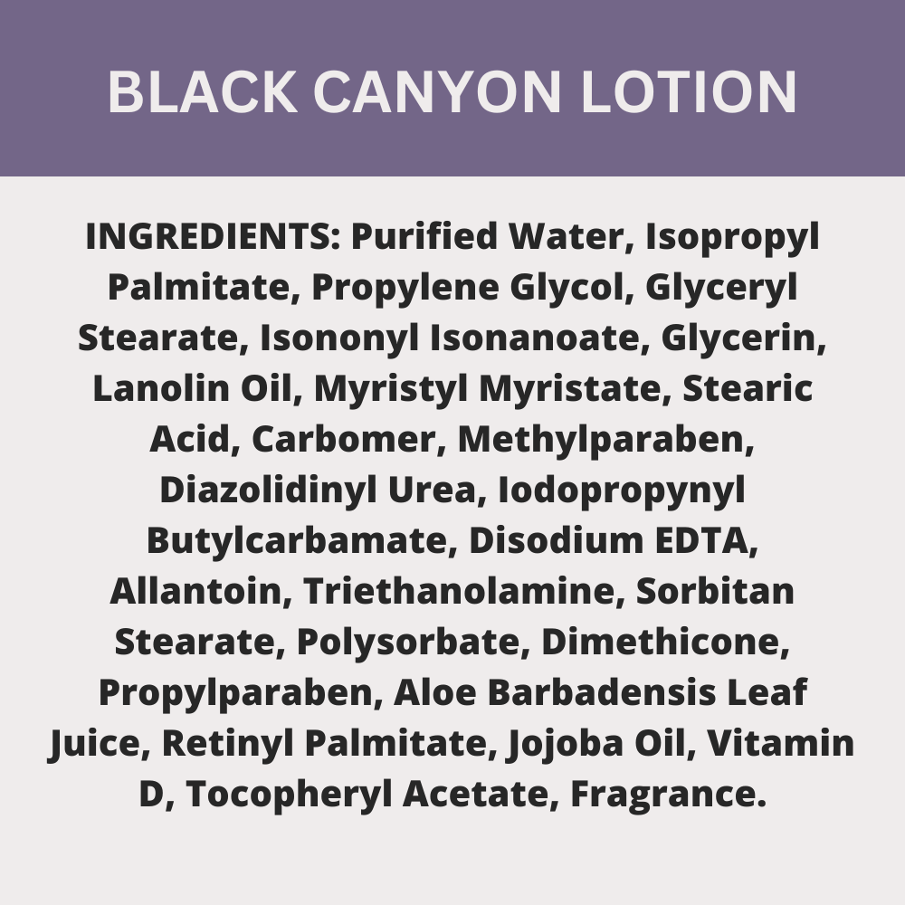Black Canyon Raspberry & Plum Blossom Scented Body Lotion
