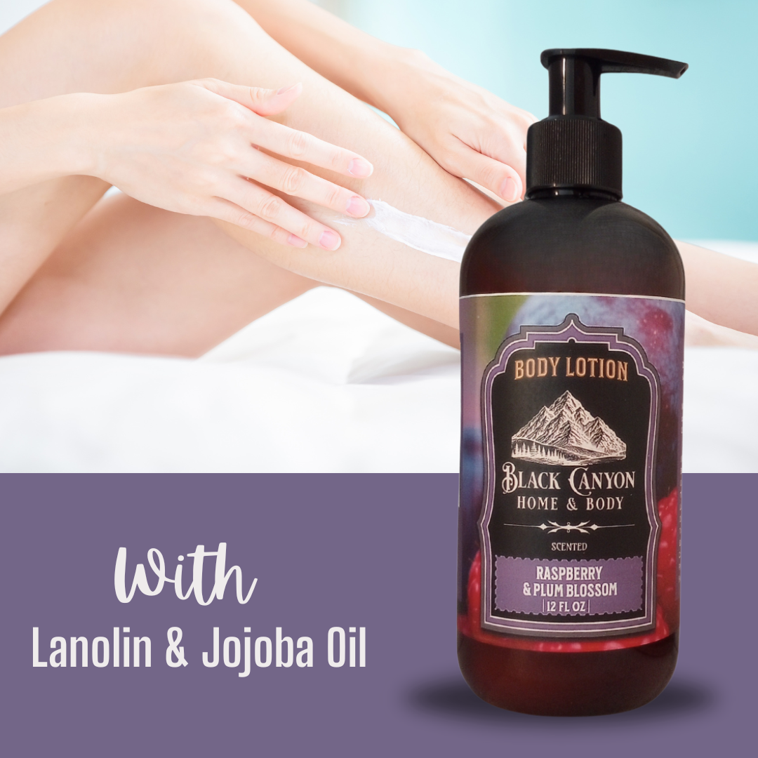 Black Canyon Raspberry & Plum Blossom Scented Body Lotion