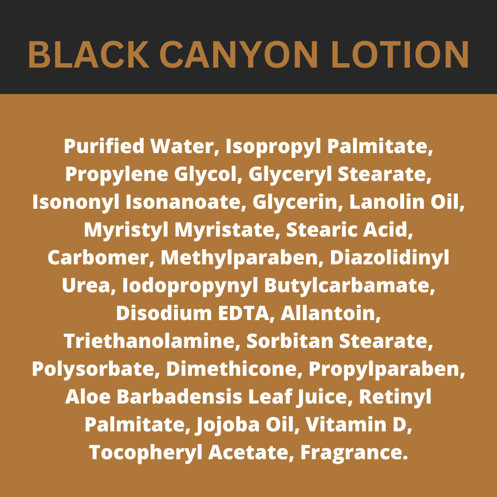 Black Canyon Salted Caramel & Bourbon Scented Body Lotion
