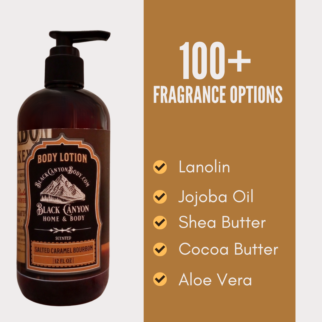 Black Canyon Salted Caramel & Bourbon Scented Body Lotion