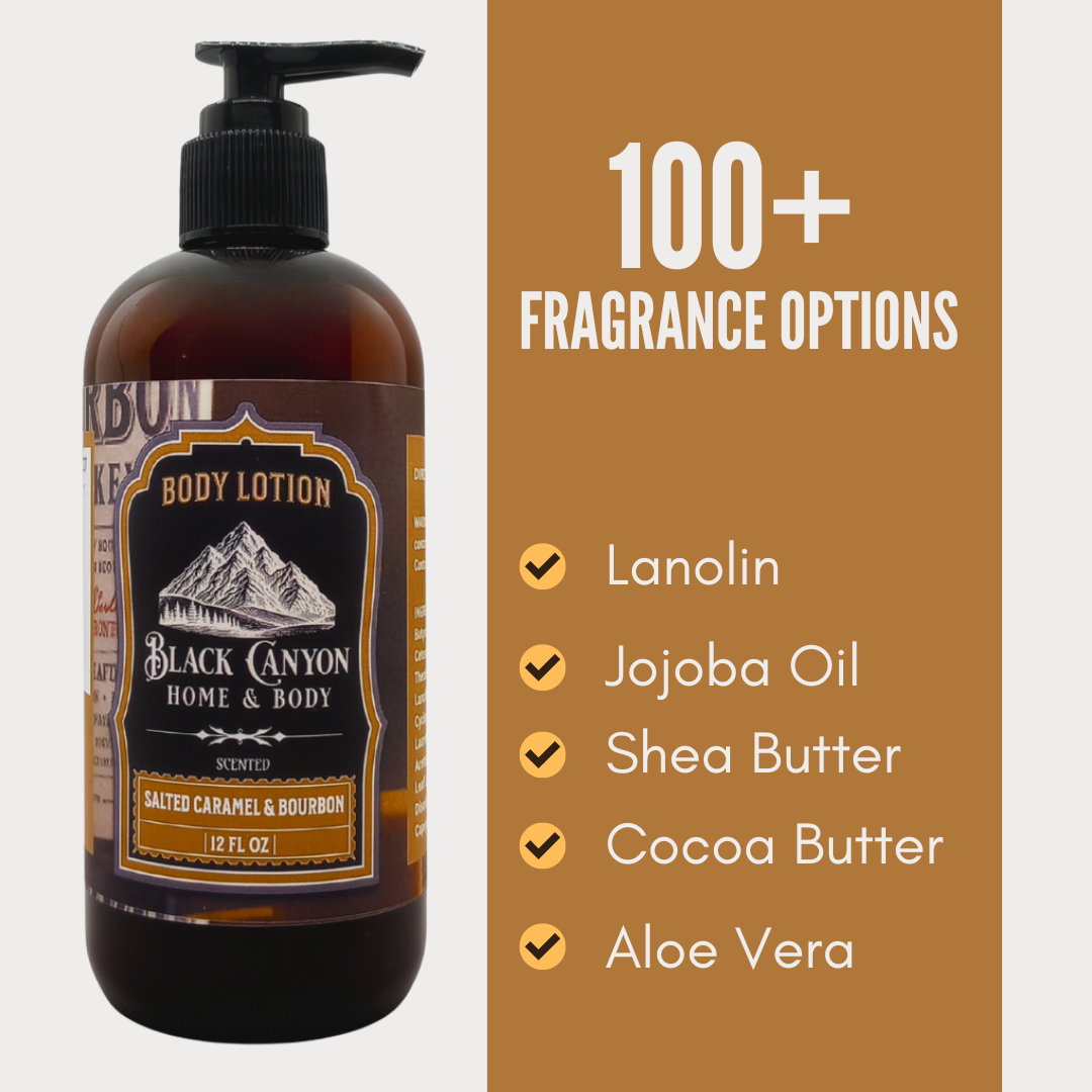 Black Canyon Salted Caramel & Bourbon Scented Body Lotion