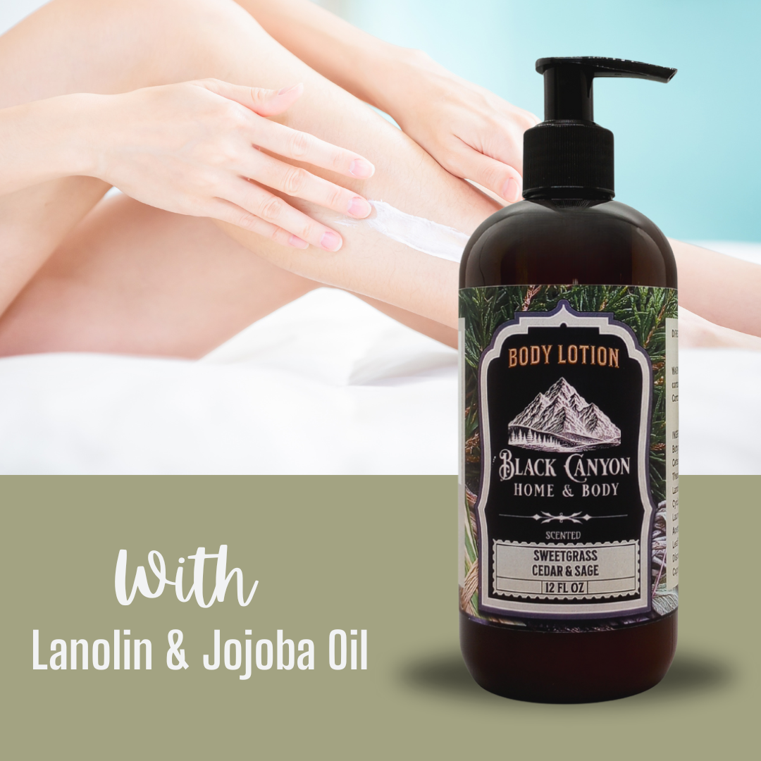 Black Canyon Sweetgrass Cedar & Sage Scented Body Lotion