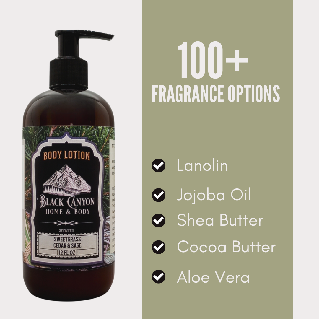 Black Canyon Sweetgrass Cedar & Sage Scented Body Lotion