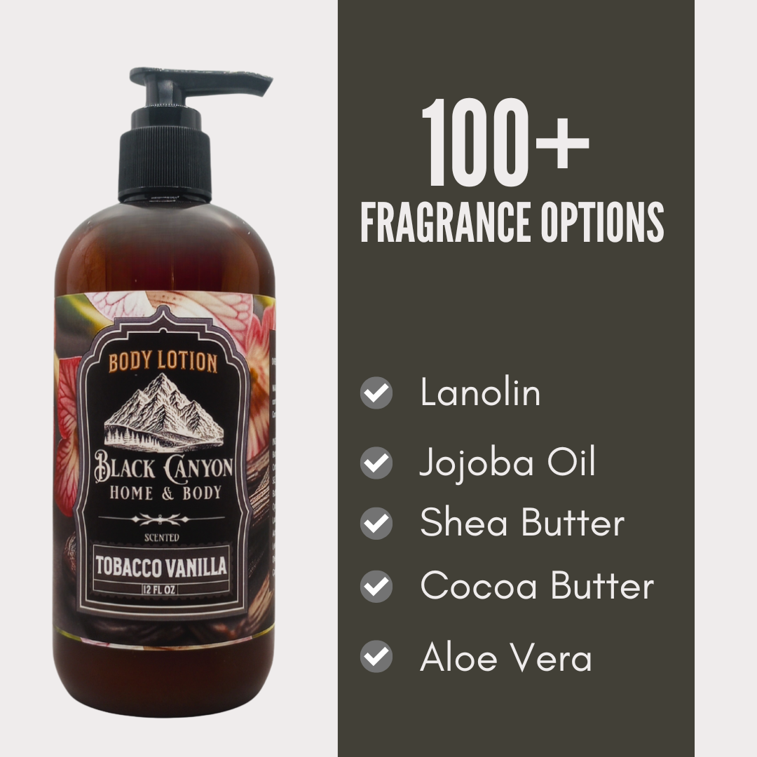 Black Canyon Tobacco Vanilla Scented Body Lotion