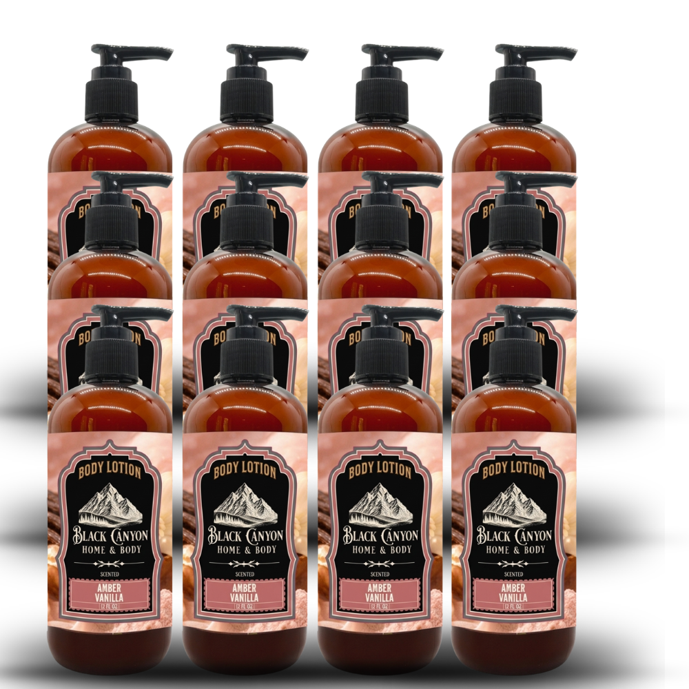 Amber Vanilla Scented Body Lotion