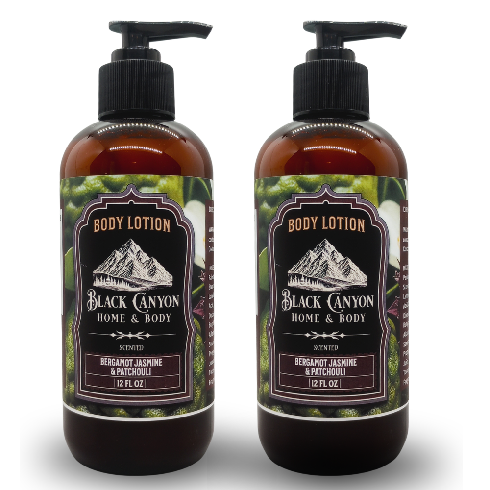 Bergamot Jasmine & Patchouli Scented Body Lotion