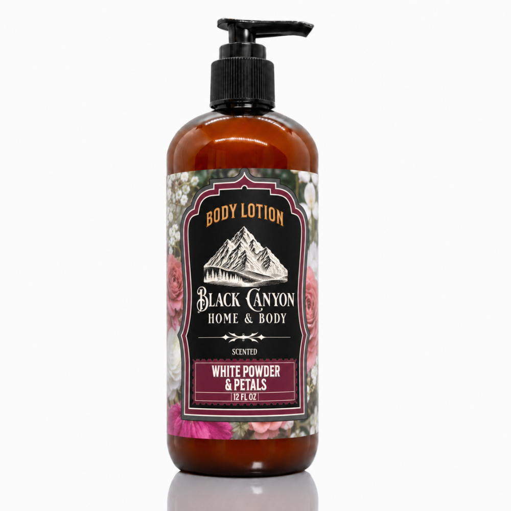 White Powder & Petals Scented Body Lotion