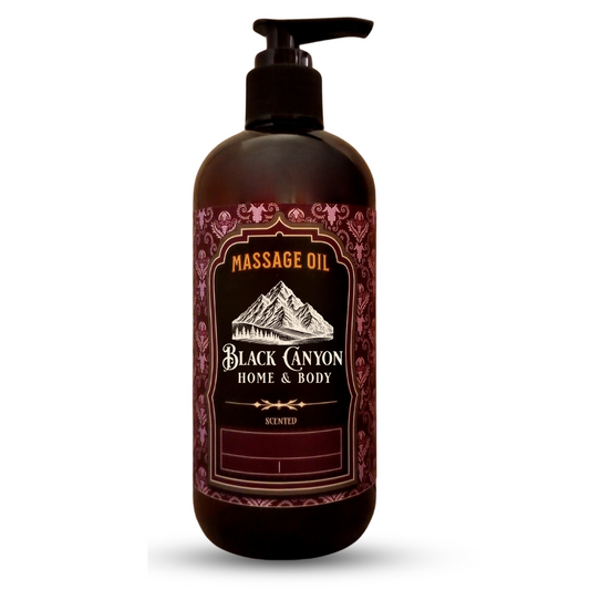 Black Canyon Plum & Caramel Bourbon Scented Massage Oil