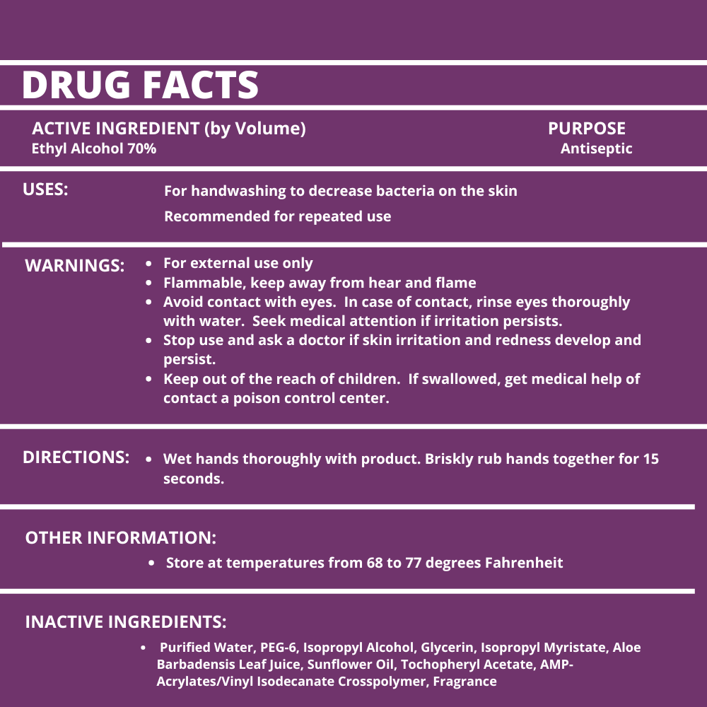 Black Canyon Jonquil Ozone Scented Hand Sanitizer Gel