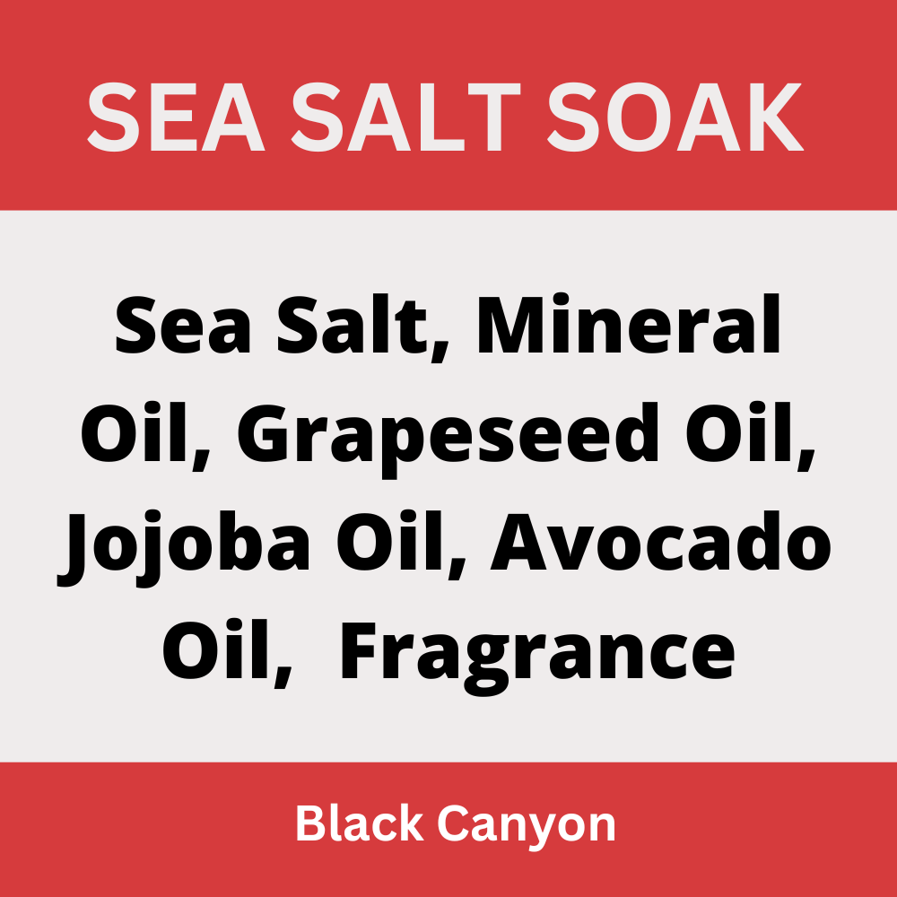 Black Canyon Nice & Naughty Scented Sea Salt Bath Soak