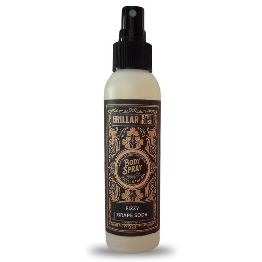 Brillar Bath House Fizzy Grape Soda Scented Shimmering Body Spray