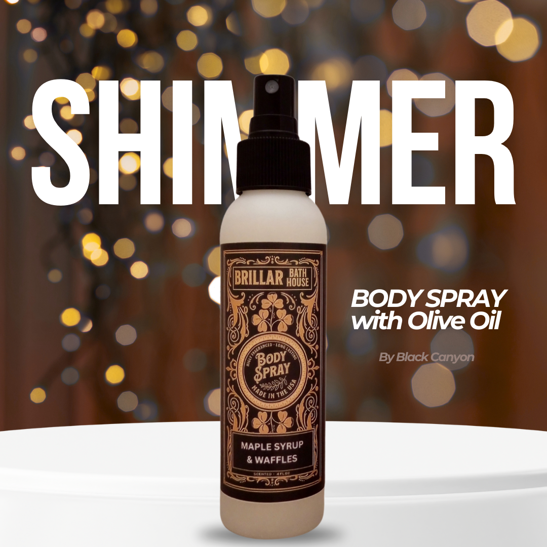 Brillar Bath House Maple Syrup & Waffles Scented Shimmering Body Spray
