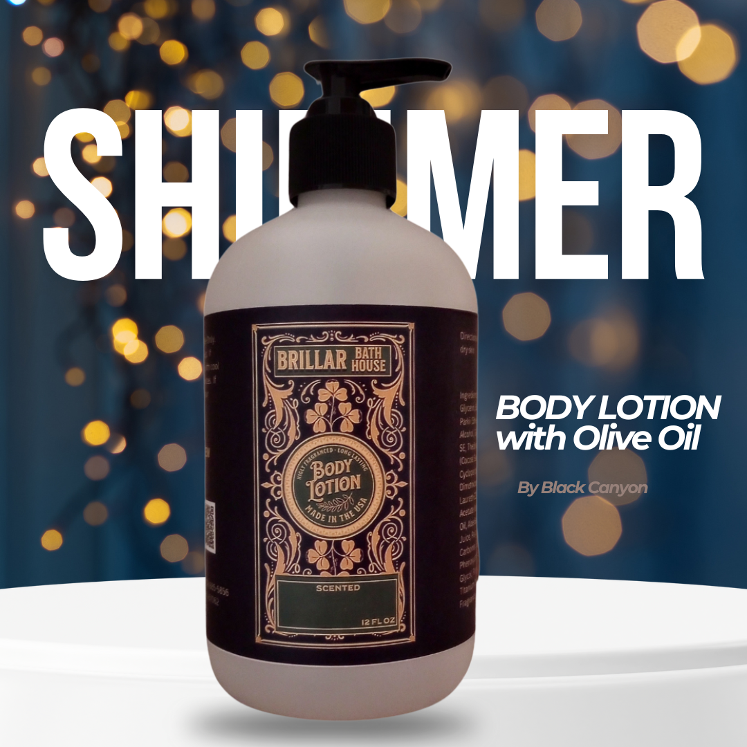 Brillar Bath House Brown Sugar & Fig Scented Shimmering Body Lotion