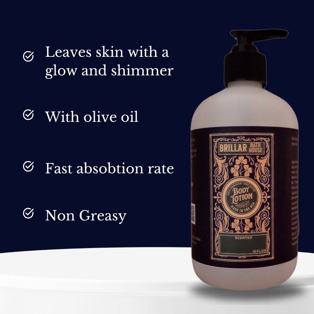 Brillar Bath House Brown Sugar & Fig Scented Shimmering Body Lotion