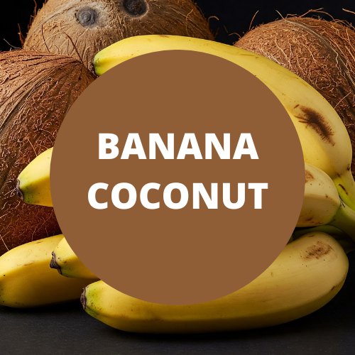 Banana Coconut Scented Natural Body Wash