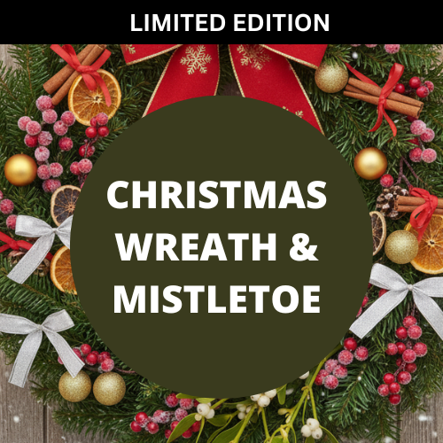 Christmas Wreath & Mistletoe Scented Goat Milk Bubble Bath