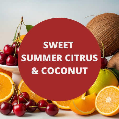 Sweet Summer Citrus & Coconut Scented Reed Diffuser Oil Refill