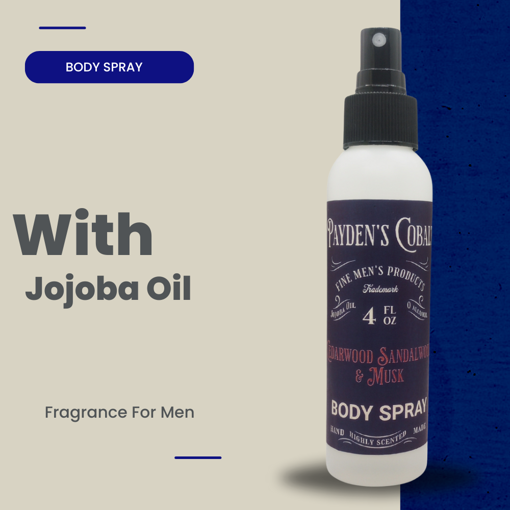 Payden's Cobalt Cedarwood Sandalwood & Musk For Men Scented Body Spray