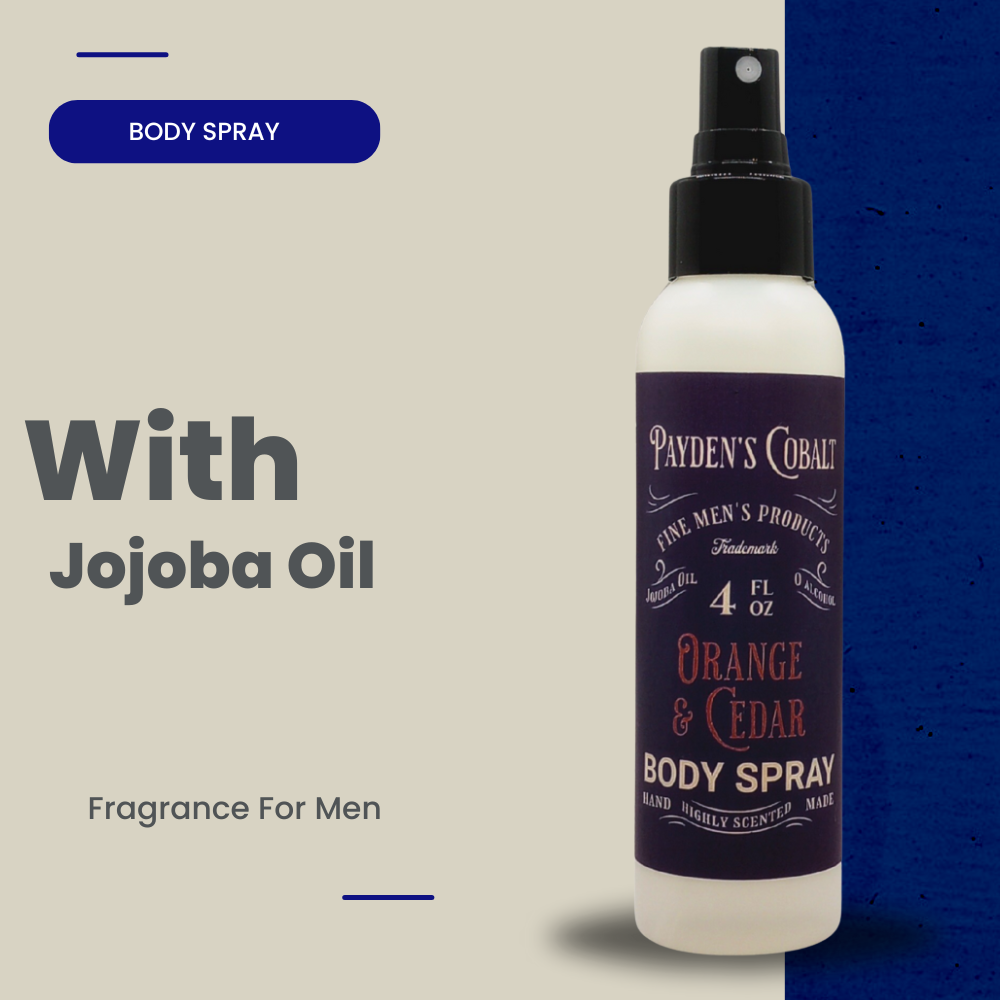 Payden's Cobalt Orange & Cedar For Men Scented Body Spray