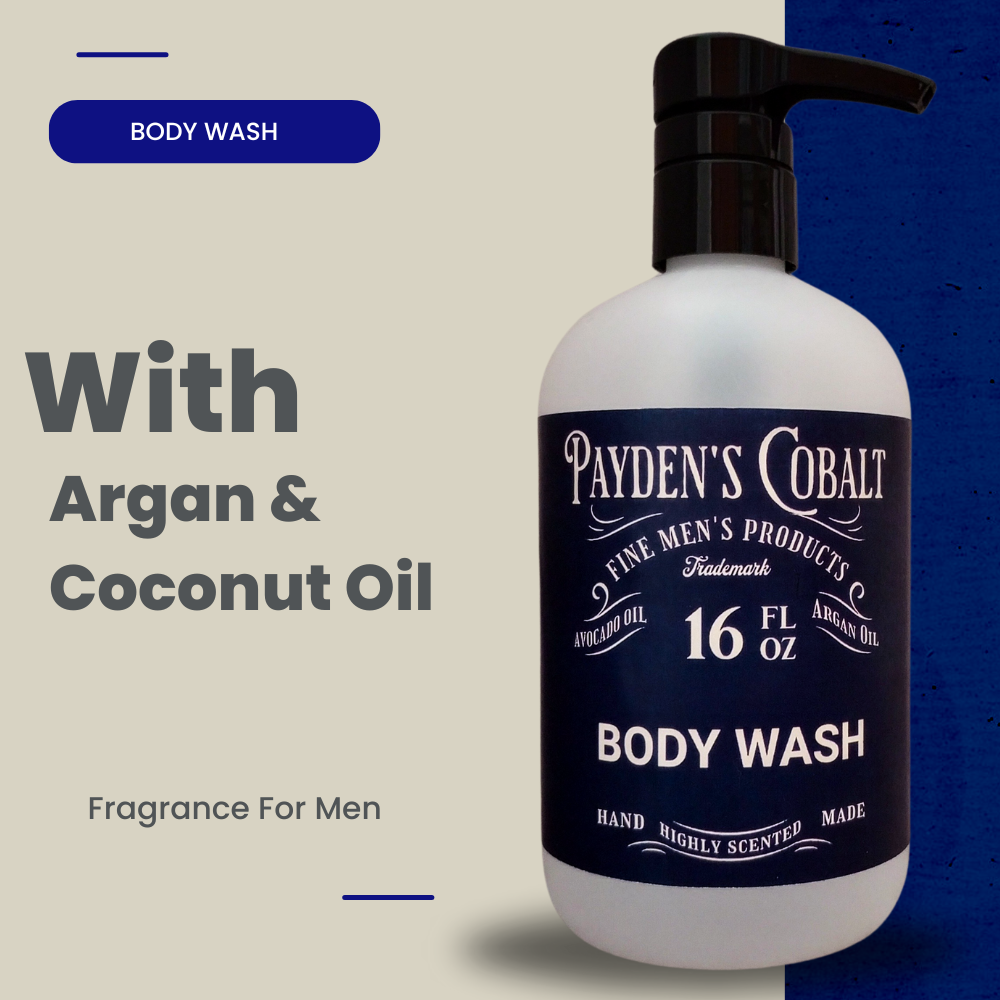 Payden's Cobalt Cedarwood Whiskey For Men Scented Body Wash