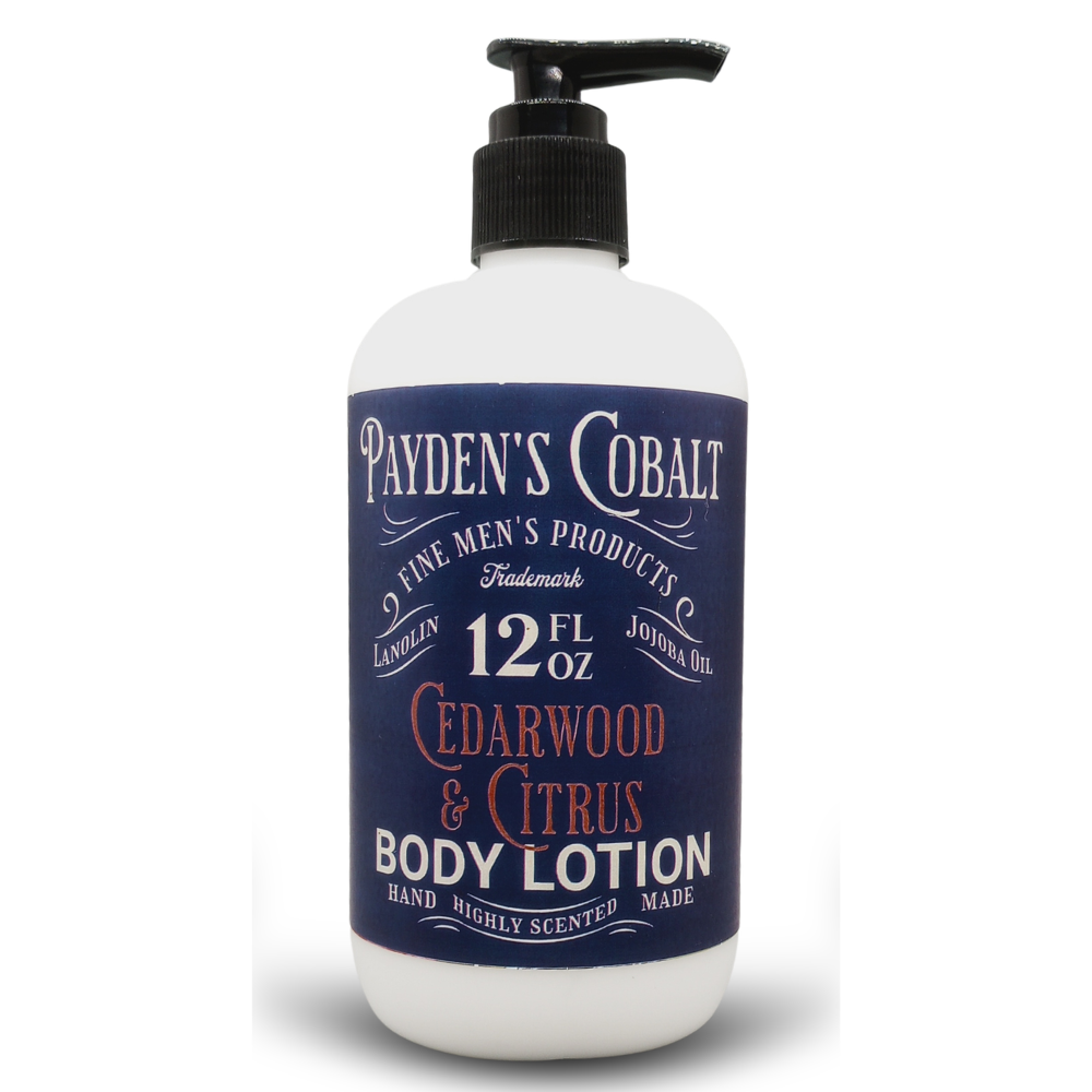 Payden's Cobalt Cedarwood & Citrus For Men Scented Body Lotion