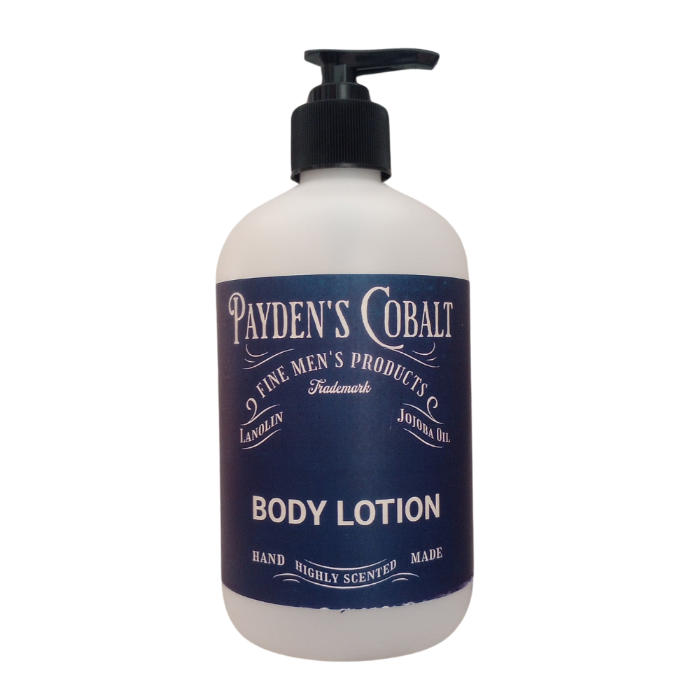 Payden's Cobalt Blue Woods For Men Scented Body Lotion