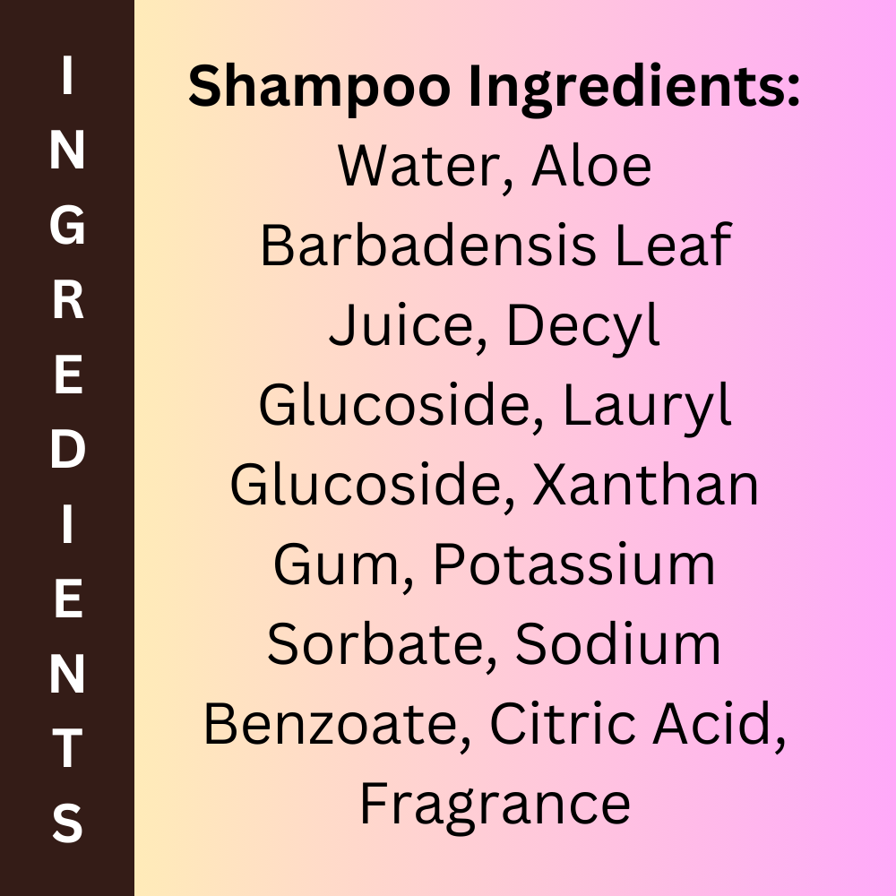 Peace Love + Lotion Egg Nog French Toast Scented Natural Hair Shampoo