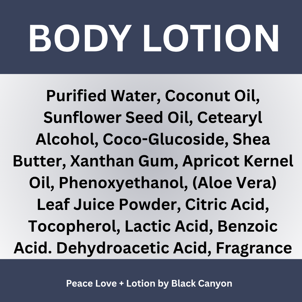 Peace Love + Lotion Blueberry Pancakes Scented Natural Body Lotion